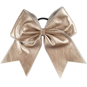 Chixx Faux Leather Cheer Bow