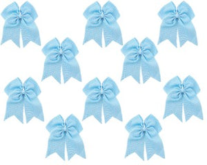 (10) Chixx Full Rhinestone Bulk Lot Wholesale Bundle Cheer Dance Softball Bows