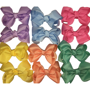 Chixx 3” Traditional Bow Collection - Pastels