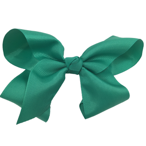 Chixx 4” Solid Basic Traditional Bow - Parrot Green