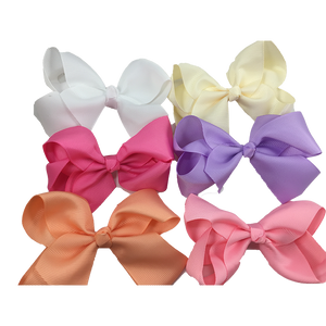 4” Traditional Bow Collection - Pastels