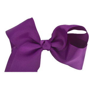 Chixx 4” Solid Basic Traditional Bow - Purple